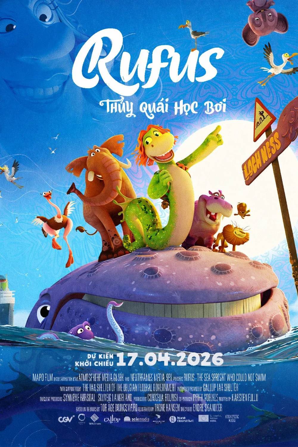 Rufus: Thủy Quái Học Bơi